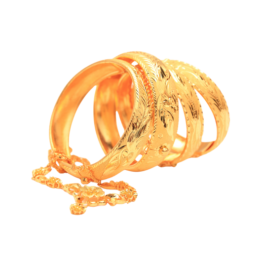 Gold Jewelery Set